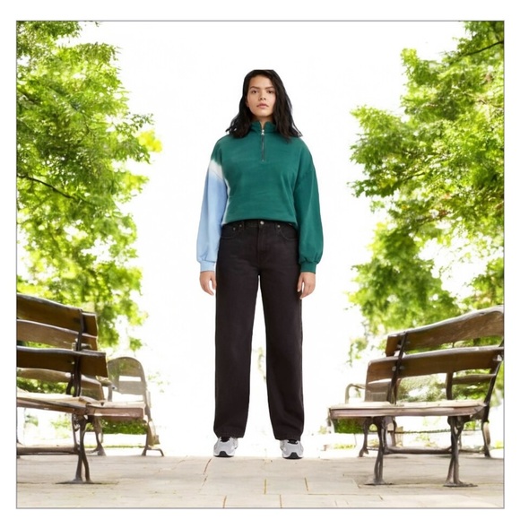 Levi’s 90’s Black Soul-Loose -Mid Rise Straight Fit Jean -EUC!!😍🖤Sz 32​🍂​ - Picture 3 of 10